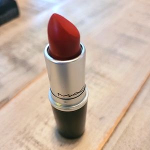 New, full-size Mac Matte lipstick in Chili (med to dark red)